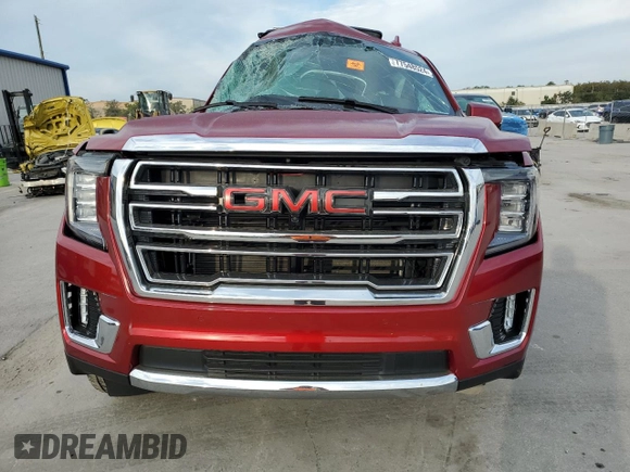 2021 GMC Yukon SLT with VIN 1GKS1BKD9MR416572, listed as a Copart auction lot 77548524 with 24,436 mi miles and Non Repairable. Bid and sale history available at carsss.com. Image 5.