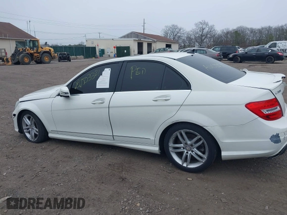 2012 Mercedes-Benz C-Class C 300 Sport with VIN WDDGF8BB2CF878126, listed as a IAAI auction lot 41927688 with 999,999 mi miles. Bid and sale history available at carsss.com. Image 13.