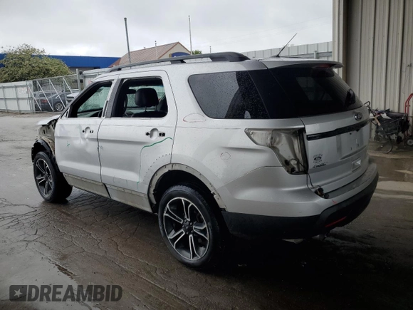 2014 Ford Explorer Sport with VIN 1FM5K8GTXEGA13105, listed as a Copart auction lot 56916645 with 165,814 mi miles and Salvage title. Bid and sale history available at DreamBid. Image 2.