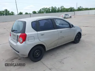 2009 Chevrolet Aveo 1LT with VIN KL1TD66E89B305116, listed as a IAAI auction lot 42145793 with 83,691 mi miles and . Bid and sale history available at DreamBid. Image 4.