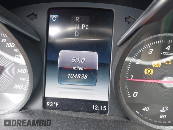 2016 Mercedes-Benz C 300 with VIN 55SWF4JB8GU096616, listed as a IAAI auction lot 42281665 with 104,838 mi miles and . Bid and sale history available at DreamBid. Image 15.