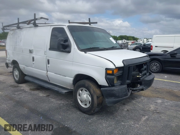2013 Ford Econoline Cargo Commercial with VIN 1FTNE2EW6DDA10949, listed as a IAAI auction lot 41979346 with 250,952 mi miles and . Bid and sale history available at DreamBid. Image 1.