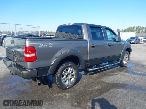 2008 Ford F-150 XLT with VIN 1FTPW14588FA37086, listed as a IAAI auction lot 41651399 with 99,866 mi miles. Bid and sale history available at carsss.com. Image 4.