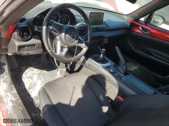 2016 Mazda MX-5 Miata Club with VIN JM1NDAC77G0114385, listed as a Copart auction lot 46926455 with 101,855 mi miles and Salvage Title. Bid and sale history available at carsss.com. Image 8.