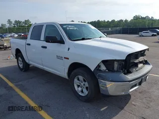 2018 Ram 1500 Tradesman with VIN 1C6RR7KM4JS297910, listed as a IAAI auction lot 42497420 with 68,480 mi miles and . Bid and sale history available at DreamBid. Image 1.