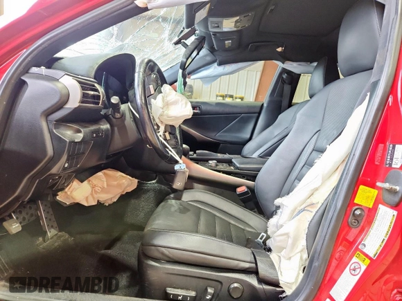 2016 Lexus IS 200t with VIN JTHBA1D29G5008813, listed as a Copart auction lot 59875535 with Not provided miles and Salvage title. Bid and sale history available at DreamBid. Image 7.