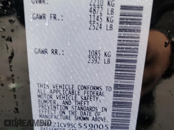 2025 Nissan LEAF SV Plus with VIN 1N4CZ1CV9SC559005, listed as a Copart auction lot 45686145 with 4,151 mi miles and Salvage Title. Bid and sale history available at carsss.com. Image 12.