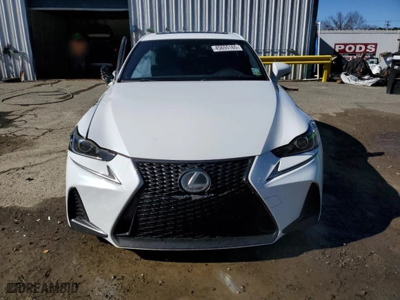 2017 Lexus IS with VIN JTHBA1D23H5049245, listed as a Copart auction lot 45655165 with NaN miles and Salvage Title. Bid and sale history available at carsss.com. Image 5.