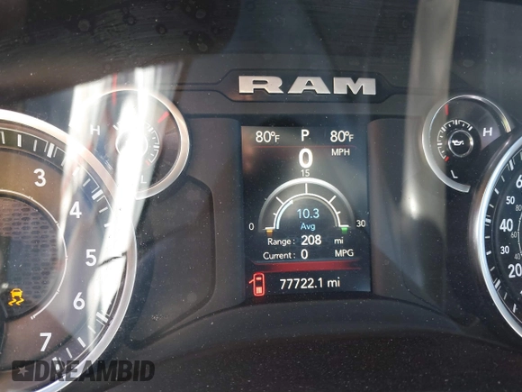 2021 Ram 2500 Tradesman with VIN 3C6UR5CJ2MG533937, listed as a IAAI auction lot 41079255 with 77,722 mi miles. Bid and sale history available at carsss.com. Image 7.