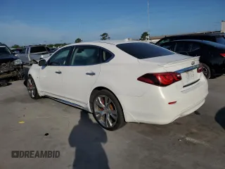 2015 Infiniti Q70 z VIN JN1BY1PP8FM600344, wystawiony jako Copart lot #58033645 z przebiegiem 113 653 mil mil oraz Szkoda całkowita • Salvage title. Historia ofert i sprzedaży dostępna na DreamBid. Obrazek 2.