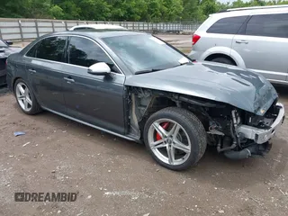 2018 Audi S4 Prestige z VIN WAUC4AF46JA001342, wystawiony jako IAAI lot #42354113 z przebiegiem 90 309 mil mil oraz . Historia ofert i sprzedaży dostępna na DreamBid. Obrazek 1.