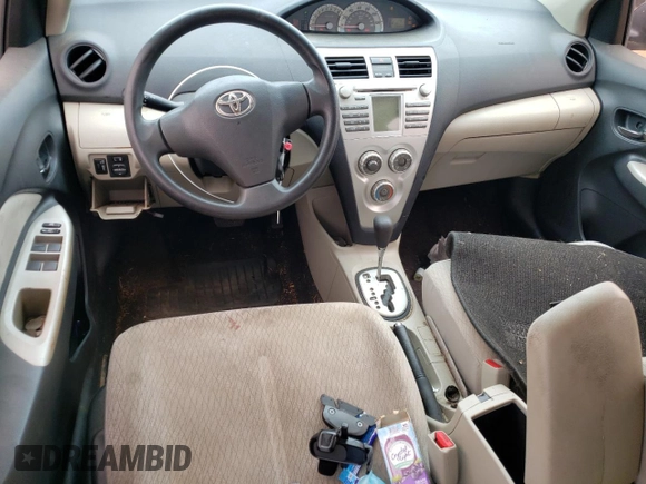 2008 Toyota Yaris with VIN JTDBT923484016654, listed as a Copart auction lot 51932125 with 138,890 mi miles and Salvage Title. Bid and sale history available at DreamBid. Image 8.
