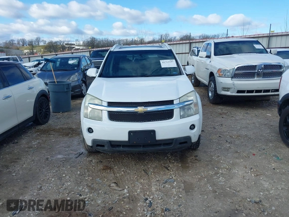2007 Chevrolet Equinox LT with VIN 2CNDL73F676081147, listed as a IAAI auction lot 41712197 with 204,029 mi miles. Bid and sale history available at carsss.com. Image 12.