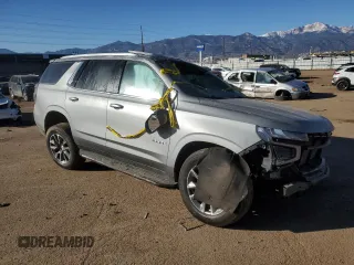 2023 Chevrolet Tahoe LT with VIN 1GNSKNKD9PR248468, listed as a Copart auction lot 44017035 with Not provided miles and Salvage title. Bid and sale history available at DreamBid. Image 4.