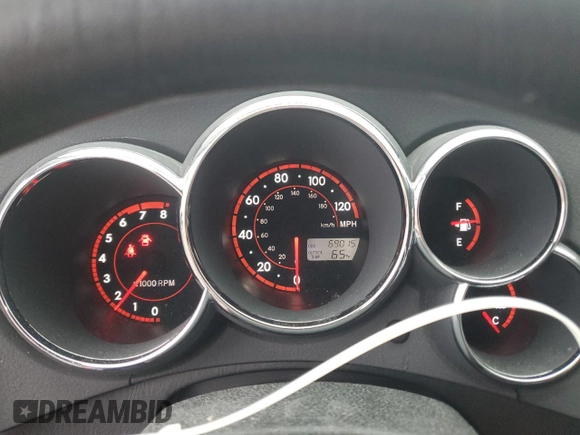 2006 Pontiac Vibe with VIN 5Y2SL658X6Z409872, listed as a Copart auction lot 58769965 with 69,015 mi miles and Salvage title. Bid and sale history available at DreamBid. Image 9.