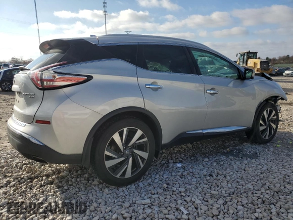 2018 Nissan Murano S with VIN 5N1AZ2MH5JN103467, listed as a Copart auction lot 82086714 with 111,113 mi miles and Salvage Title. Bid and sale history available at DreamBid. Image 3.