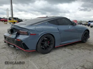 2024 Nissan Z Nismo with VIN JN1BZ4CH0RM367514, listed as a Copart auction lot 52297105 with 1,232 mi miles and Salvage Title. Bid and sale history available at DreamBid. Image 3.