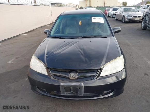 2004 Honda Civic LX with VIN 2HGES16564H561900, listed as a IAAI auction lot 41626019 with 169,533 mi miles. Bid and sale history available at carsss.com. Image 6.