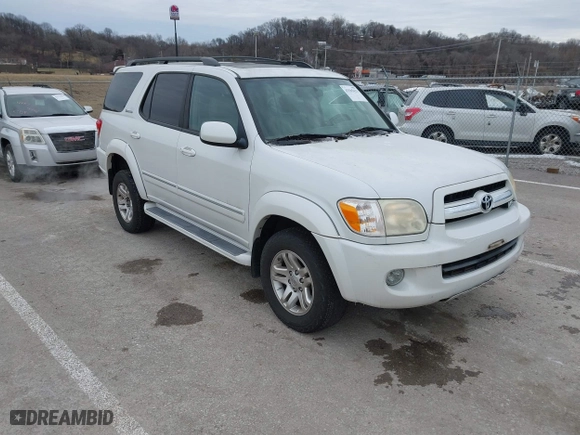 2006 Toyota Sequoia Limited with VIN 5TDBT48A06S275930, listed as a IAAI auction lot 41565423 with 192,993 mi miles. Bid and sale history available at carsss.com. Image 1.