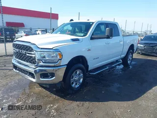 2022 Ram 2500 Big Horn with VIN 3C6UR5DLXNG146277, listed as a IAAI auction lot 41521361 with 72,960 mi miles. Bid and sale history available at carsss.com. Image 2.