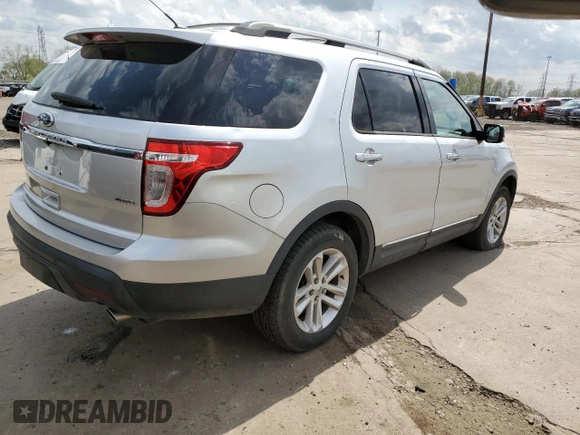 2011 Ford Explorer XLT with VIN 1FMHK8D84BGA08443, listed as a Copart auction lot 55229695 with 131,942 mi miles and Clean Title. Bid and sale history available at DreamBid. Image 3.