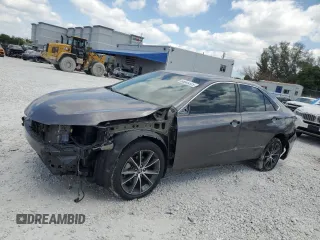 2017 Toyota Camry XLE with VIN 4T1BF1FK8HU714836, listed as a Copart auction lot 53085325 with 54,008 mi miles and Salvage Title. Bid and sale history available at carsss.com. Image 1.