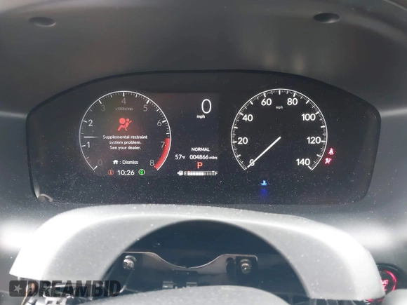 2024 Honda HR-V EX-L with VIN 3CZRZ2H72RM754452, listed as a IAAI auction lot 42082347 with 4,866 mi miles and . Bid and sale history available at DreamBid. Image 7.