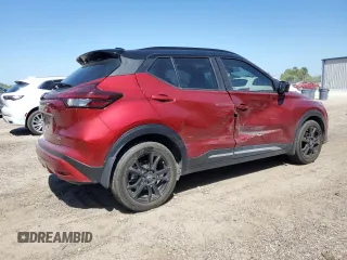 2023 Nissan Kicks SR with VIN 3N1CP5DV2PL494843, listed as a Copart auction lot 51781015 with 18,346 mi miles and Salvage Title. Bid and sale history available at carsss.com. Image 3.