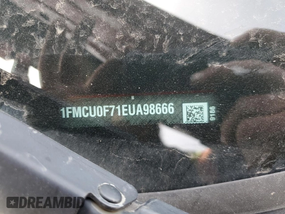 2014 Ford Escape S with VIN 1FMCU0F71EUA98666, listed as a Copart auction lot 50228465 with 90,453 mi miles and Salvage Title. Bid and sale history available at carsss.com. Image 15.
