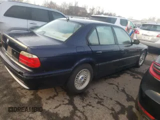 2001 BMW 7 Series 740iA with VIN WBAGG83471DN86209, listed as a Copart auction lot 82451574 with 155,391 mi miles and Clean Title. Bid and sale history available at carsss.com. Image 3.