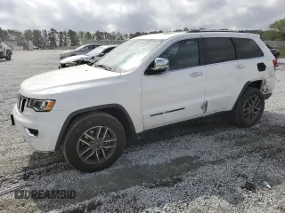 2021 Jeep Grand Cherokee Limited with VIN 1C4RJEBGXMC629555, listed as a Copart auction lot 51430245 with 87,323 mi miles and Salvage title. Bid and sale history available at DreamBid. Image 1.