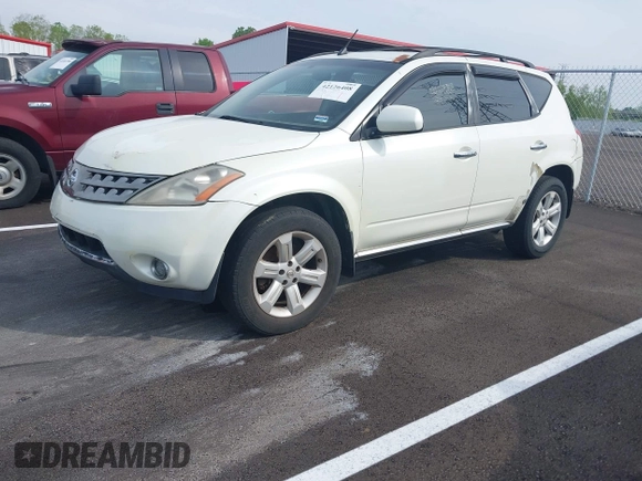 2006 Nissan Murano S z VIN JN8AZ08T96W424215, wystawiony jako IAAI lot #42126408 z przebiegiem 224 188 mil mil oraz . Historia ofert i sprzedaży dostępna na DreamBid. Obrazek 2.