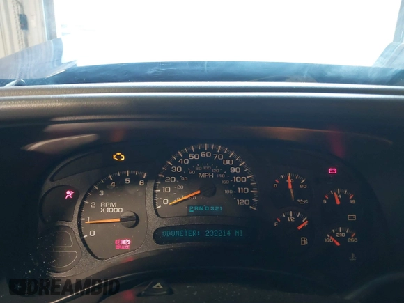 2003 Chevrolet Silverado 1500 with VIN 2GCEK19T331269122, listed as a IAAI auction lot 41461220 with 232,214 mi miles. Bid and sale history available at carsss.com. Image 7.