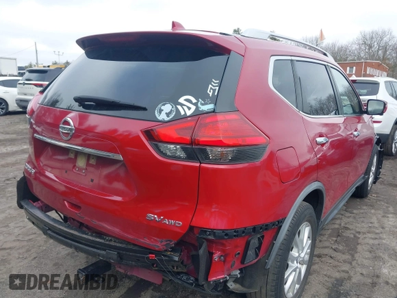 2017 Nissan Rogue S with VIN JN8AT2MV4HW277616, listed as a IAAI auction lot 41812727 with 78,815 mi miles. Bid and sale history available at carsss.com. Image 4.