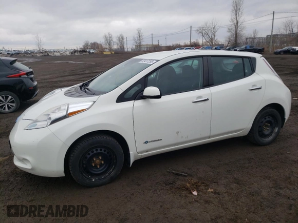 2016 Nissan LEAF S with VIN 1N4AZ0CP0GC300431, listed as a Copart auction lot 52437255 with 128,793 mi miles and Clean Title. Bid and sale history available at carsss.com. Image 1.