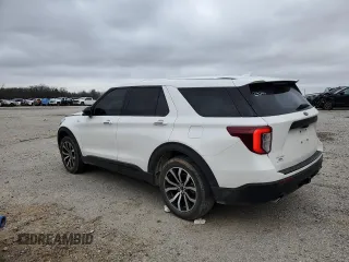 2022 Ford Explorer ST-Line with VIN 1FMSK8KH2NGA28901, listed as a Copart auction lot 48319385 with 51,394 mi miles and Clean title. Bid and sale history available at DreamBid. Image 2.