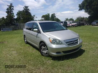 2006 Honda Odyssey EX-L с VIN 5FNRL38626B430518, выставлен на аукционе Copart как лот 59315745 с пробегом 108 327 миль миль и Чистый • Clean title. История ставок и продаж доступна на DreamBid. Изображение 1.