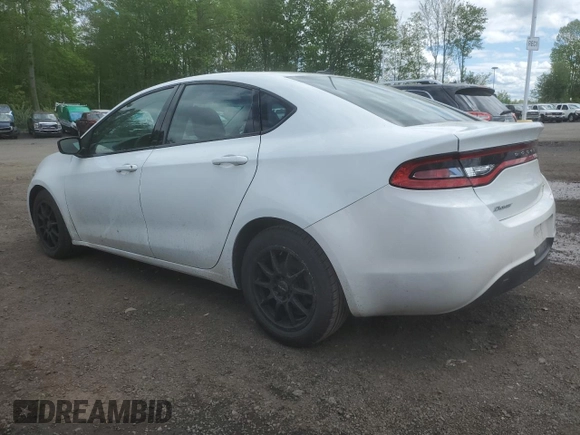 2015 Dodge Dart SXT with VIN 1C3CDFBBXFD380411, listed as a Copart auction lot 54571975 with 186,444 mi miles and Salvage title. Bid and sale history available at DreamBid. Image 2.