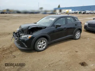 2021 Mazda CX-3 Sport z VIN JM1DKFB73M1507418, wystawiony jako Copart lot #54153825 z przebiegiem 26 898 mil mil oraz Szkoda całkowita • Salvage title. Historia ofert i sprzedaży dostępna na DreamBid. Obrazek 1.