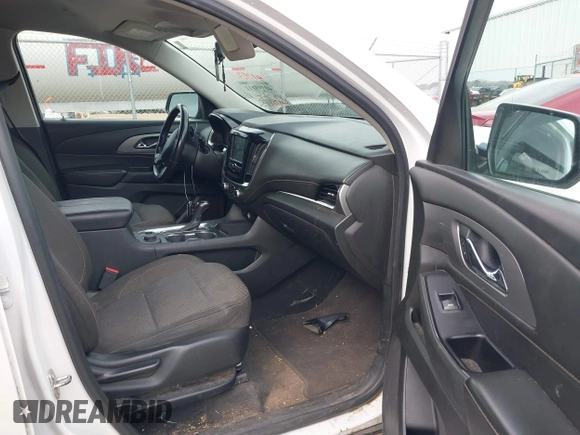 2018 Chevrolet Traverse LT Cloth z VIN 1GNERGKW8JJ279285, wystawiony jako IAAI lot #41795111 z przebiegiem 261 975 mil mil oraz . Historia ofert i sprzedaży dostępna na DreamBid. Obrazek 5.