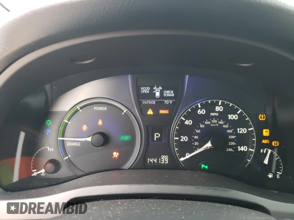 2012 Lexus RX 450h with VIN JTJBC1BA3C2433751, listed as a Copart auction lot 82713884 with 144,139 mi miles and Salvage Title. Bid and sale history available at DreamBid. Image 9.
