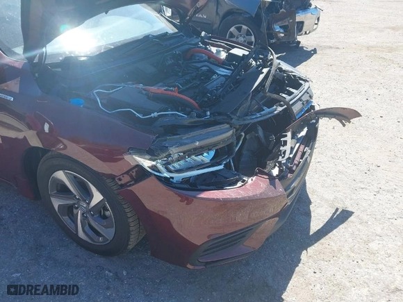 2019 Honda Insight EX with VIN 19XZE4F50KE033237, listed as a IAAI auction lot 41776272 with 80,780 mi miles. Bid and sale history available at carsss.com. Image 6.
