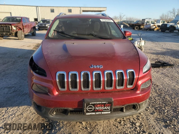 2017 Jeep Cherokee Latitude with VIN 1C4PJLCB4HW518311, listed as a Copart auction lot 41523405 with 62,344 mi miles and Salvage Title. Bid and sale history available at carsss.com. Image 5.