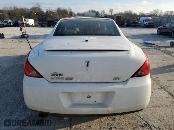 2008 Pontiac G6 GT with VIN 1G2ZH36N784295272, listed as a Copart auction lot 83224124 with 119,860 mi miles and Salvage title. Bid and sale history available at DreamBid. Image 6.