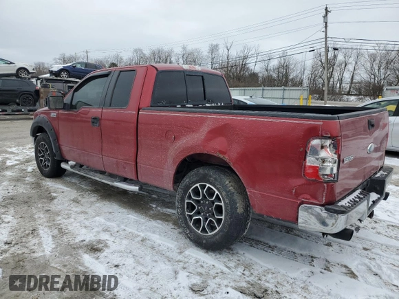 2007 Ford F-150 XL with VIN 1FTPX12V87FA40486, listed as a Copart auction lot 45960395 with 147,974 mi miles and Salvage title. Bid and sale history available at DreamBid. Image 2.