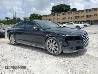 2013 Audi A8 4.0L with VIN WAUA2AFD3DN026967, listed as a Copart auction lot 60800425 with 87,836 mi miles and Salvage title. Bid and sale history available at DreamBid. Image 4.
