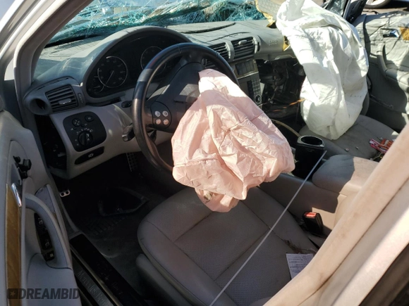 2007 Mercedes-Benz C-Class 2.5L Sport with VIN WDBRF52H27F898046, listed as a Copart auction lot 51461125 with 0 mi miles and Salvage Title. Bid and sale history available at carsss.com. Image 8.