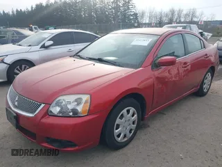 2012 Mitsubishi Galant ES with VIN 4A32B3FF5CE020894, listed as a IAAI auction lot 41473833 with 81,237 mi miles. Bid and sale history available at carsss.com. Image 2.