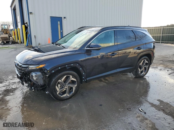 2024 Hyundai Tucson Hybrid Limited with VIN KM8JECD16RU178815, listed as a Copart auction lot 48139005 with 9,496 mi miles and Salvage Title. Bid and sale history available at carsss.com. Image 1.