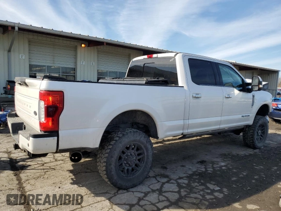 2017 Ford F-350 Platinum with VIN 1FT8W3BT2HEF08950, listed as a Copart auction lot 44521175 with 113,237 mi miles and Salvage Title. Bid and sale history available at DreamBid. Image 3.